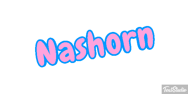 Nashorn Texteffekt