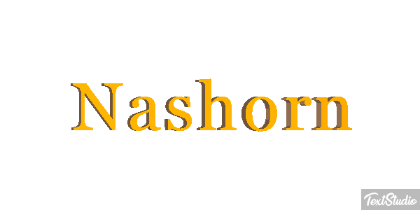 Nashorn Texteffekt