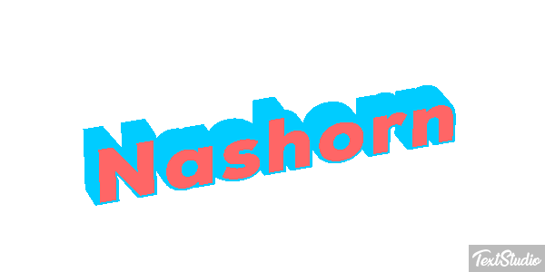 Nashorn Texteffekt