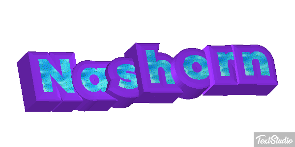 Nashorn Texteffekt