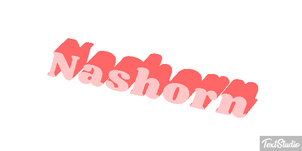 Nashorn Texteffekt