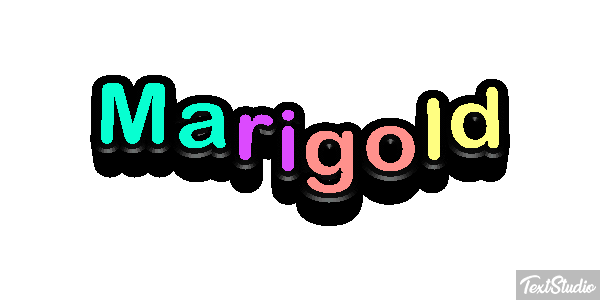 Marigold Efekt tekstowy