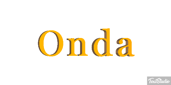 Onda Texteffekt