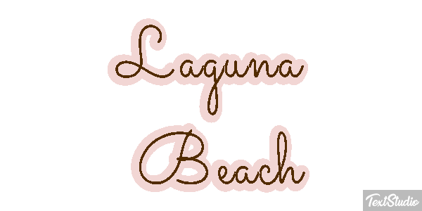 Laguna Beach Efekt tekstowy