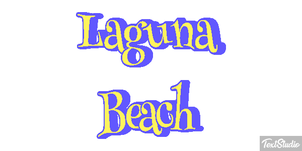 Laguna Beach Efekt tekstowy