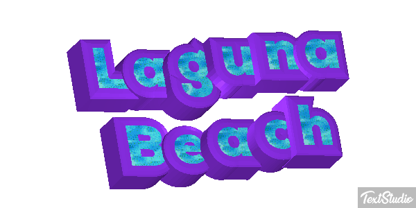 Laguna Beach Efekt tekstowy