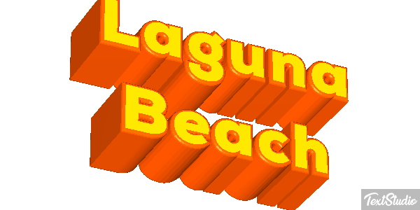 Laguna Beach Efekt tekstowy