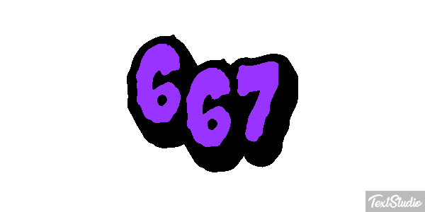 667 Text effect