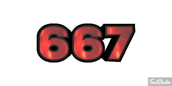 667 Text effect