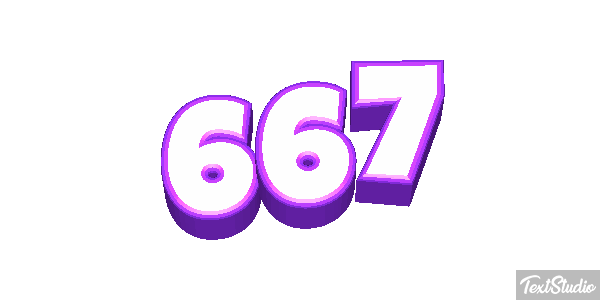667 Text effect