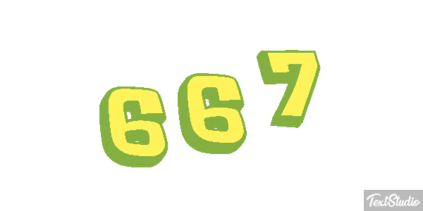 667 Text effect