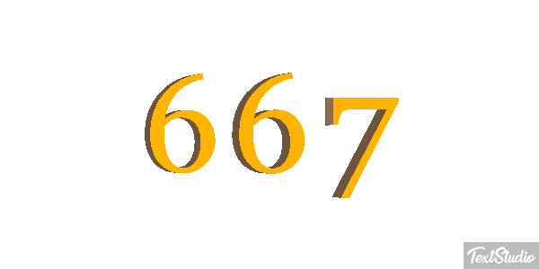 667 Text effect