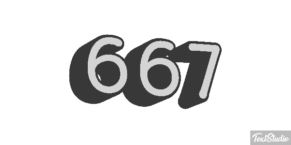 667 Text effect
