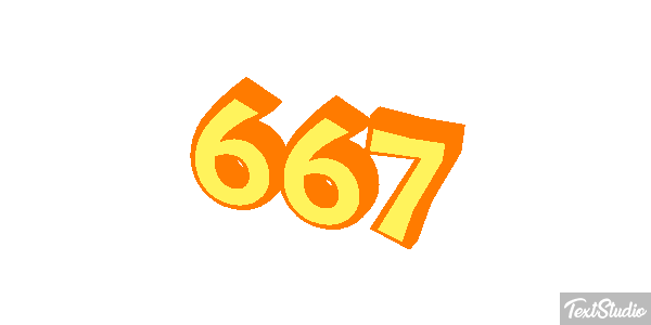 667 Text effect