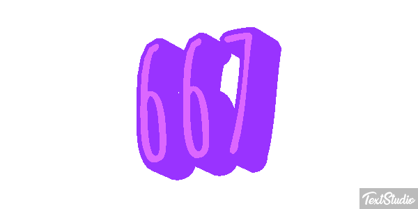 667 Text effect