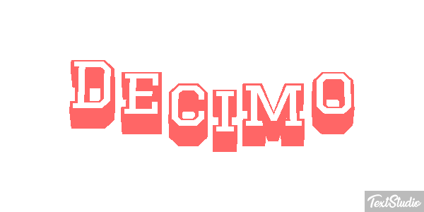 Decimo Efeito do texto