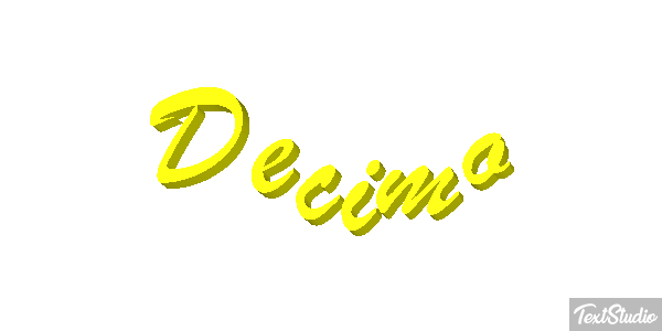 Decimo Efeito do texto