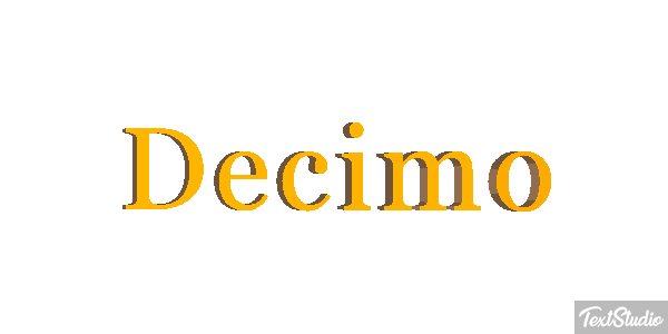 Decimo Efeito do texto