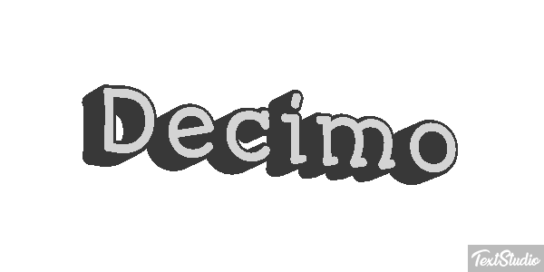 Decimo Efeito do texto