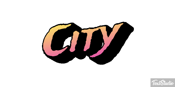 City Metin efekti