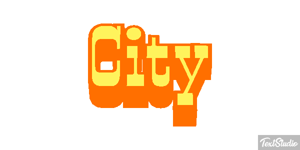 City Metin efekti