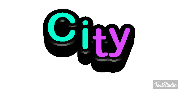 City Metin efekti