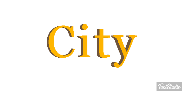 City Metin efekti