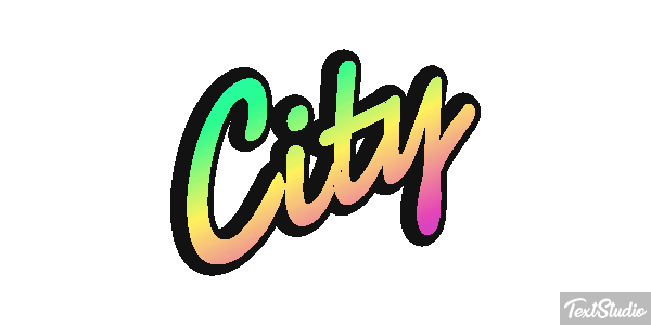 City Metin efekti