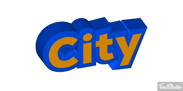 City Metin efekti