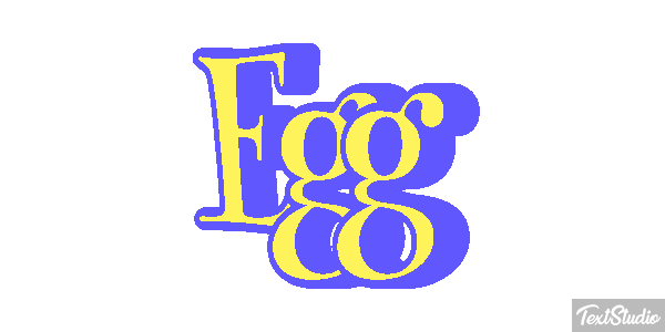 Egg Effetto testo