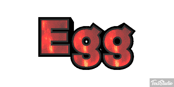 Egg Effetto testo