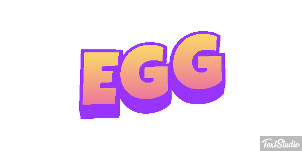 Egg Effetto testo
