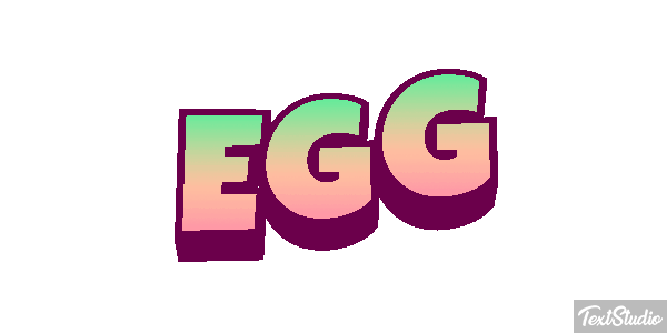 Egg Effetto testo