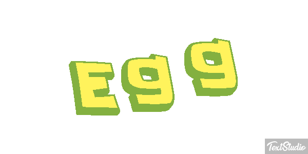 Egg Effetto testo