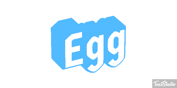 Egg Effetto testo