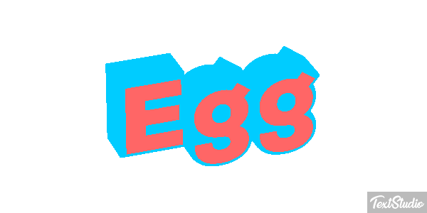 Egg Effetto testo