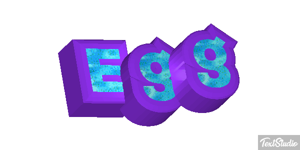 Egg Effetto testo