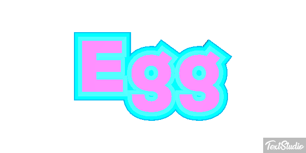 Egg Effetto testo
