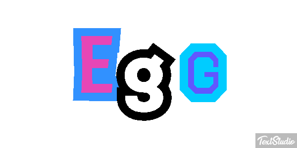 Egg Effetto testo