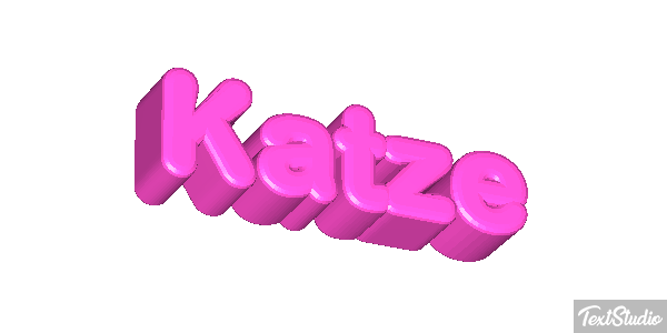 Katze Texteffekt