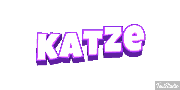 Katze Texteffekt