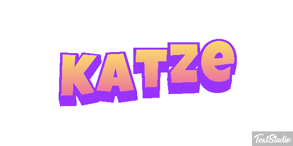 Katze Texteffekt