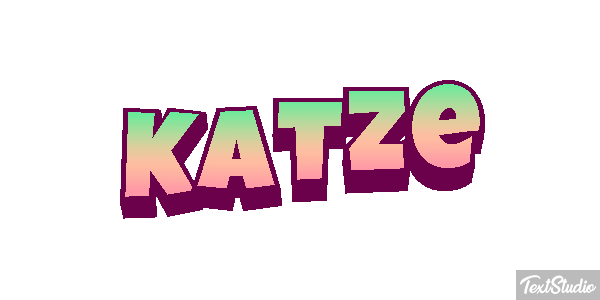 Katze Texteffekt