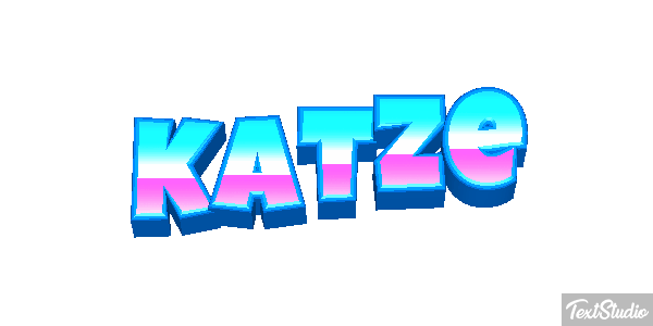 Katze Texteffekt