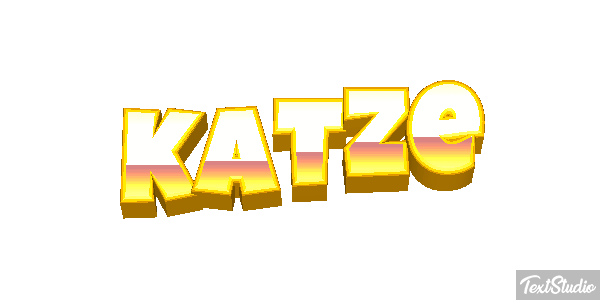 Katze Texteffekt