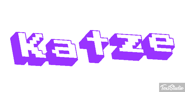 Katze Texteffekt