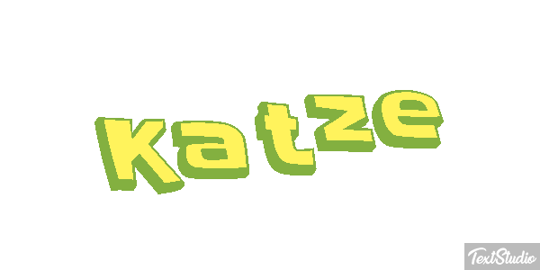 Katze Texteffekt