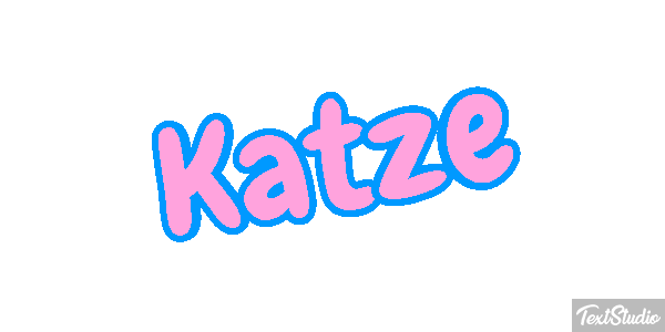 Katze Texteffekt
