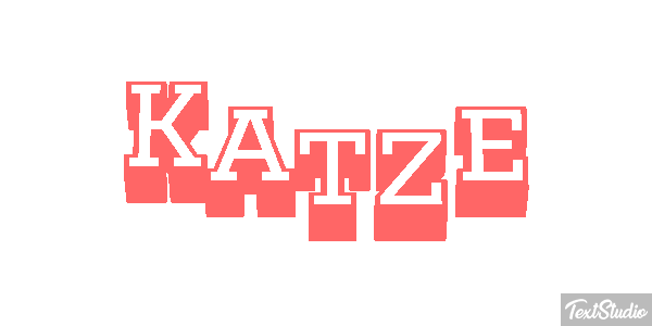 Katze Texteffekt