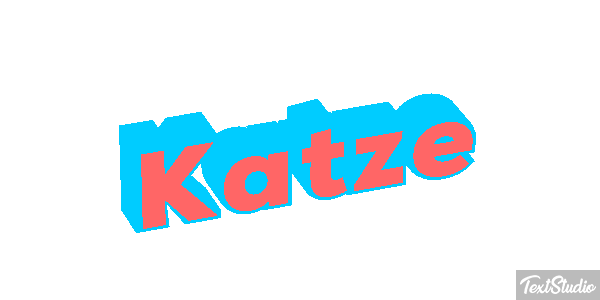 Katze Texteffekt